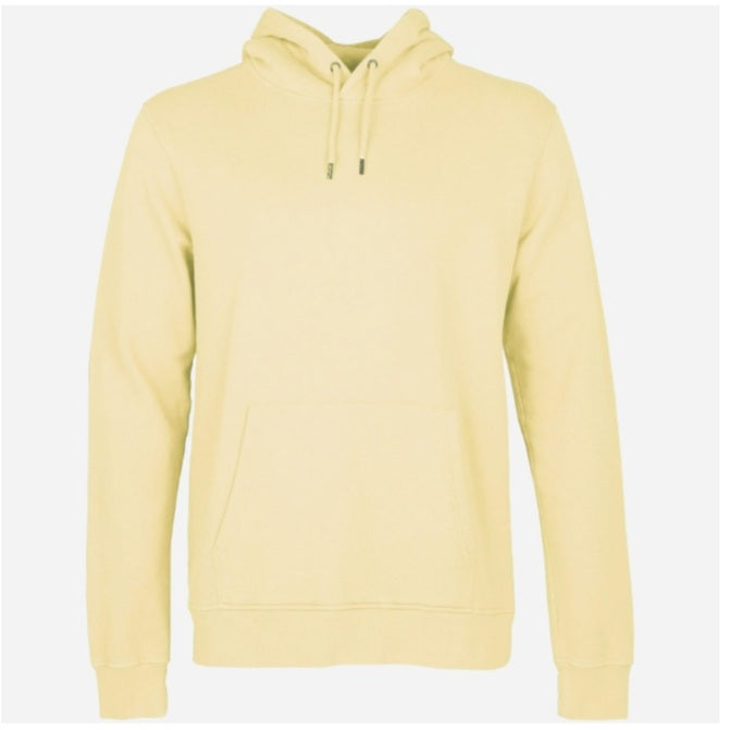 FELPA COLORFUL STANDARD Classic Organic Hood Colore Soft Yellow