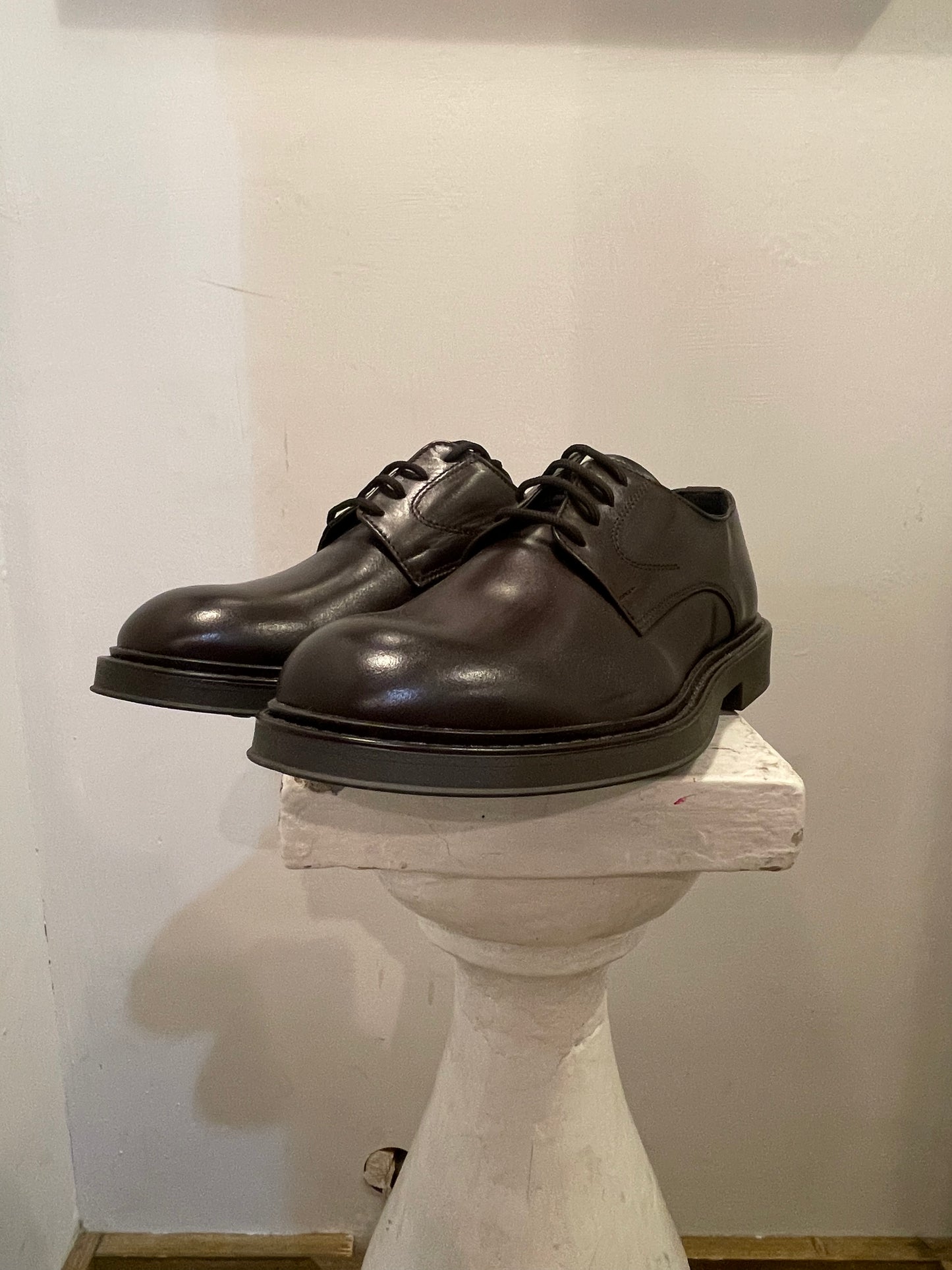 AG TREND Stringata derby vitello testa di moro SH55 AI24