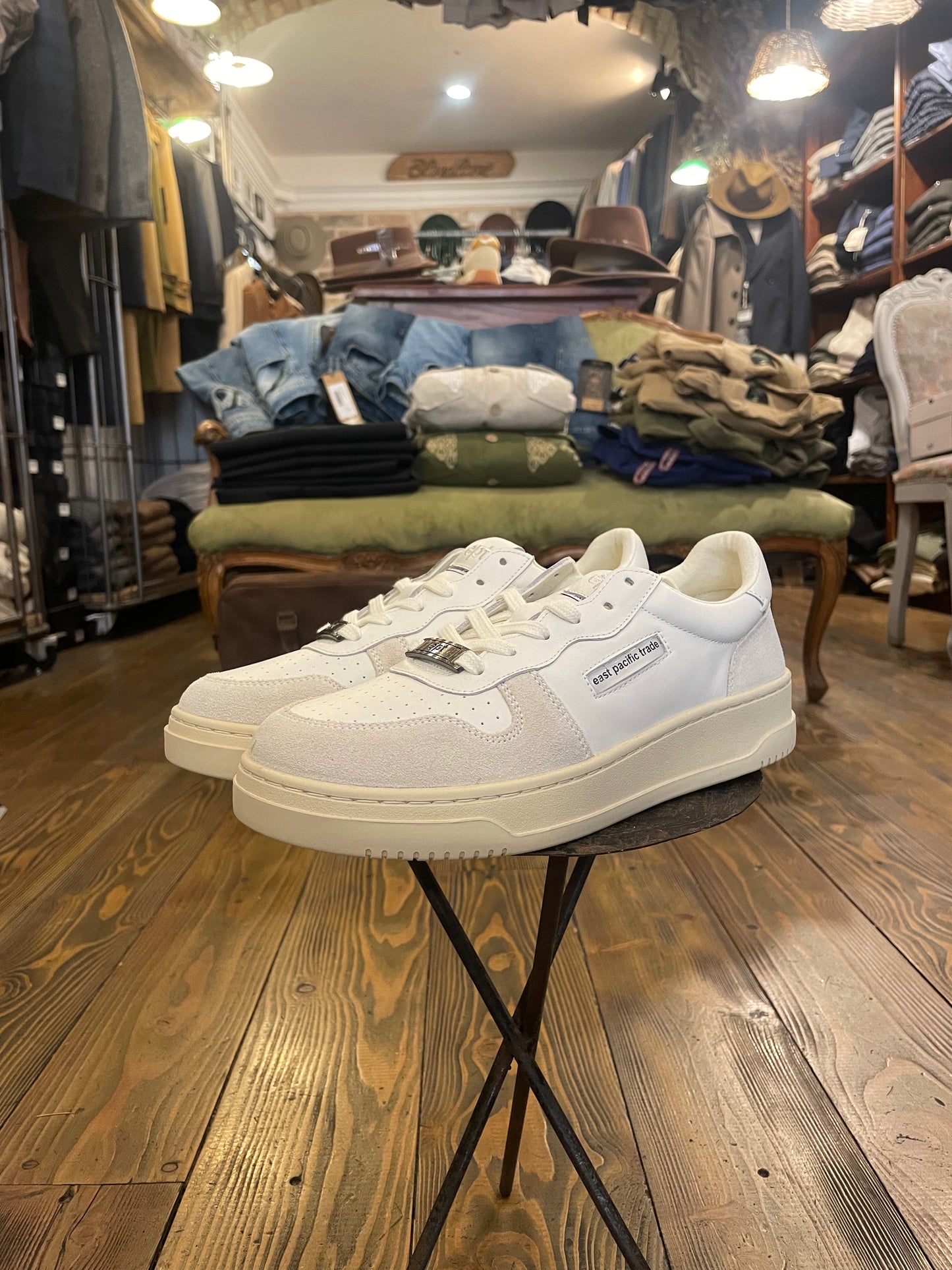 Sneakers EPT East Pacific Trade Modello Court Colore Off White/Tofu
