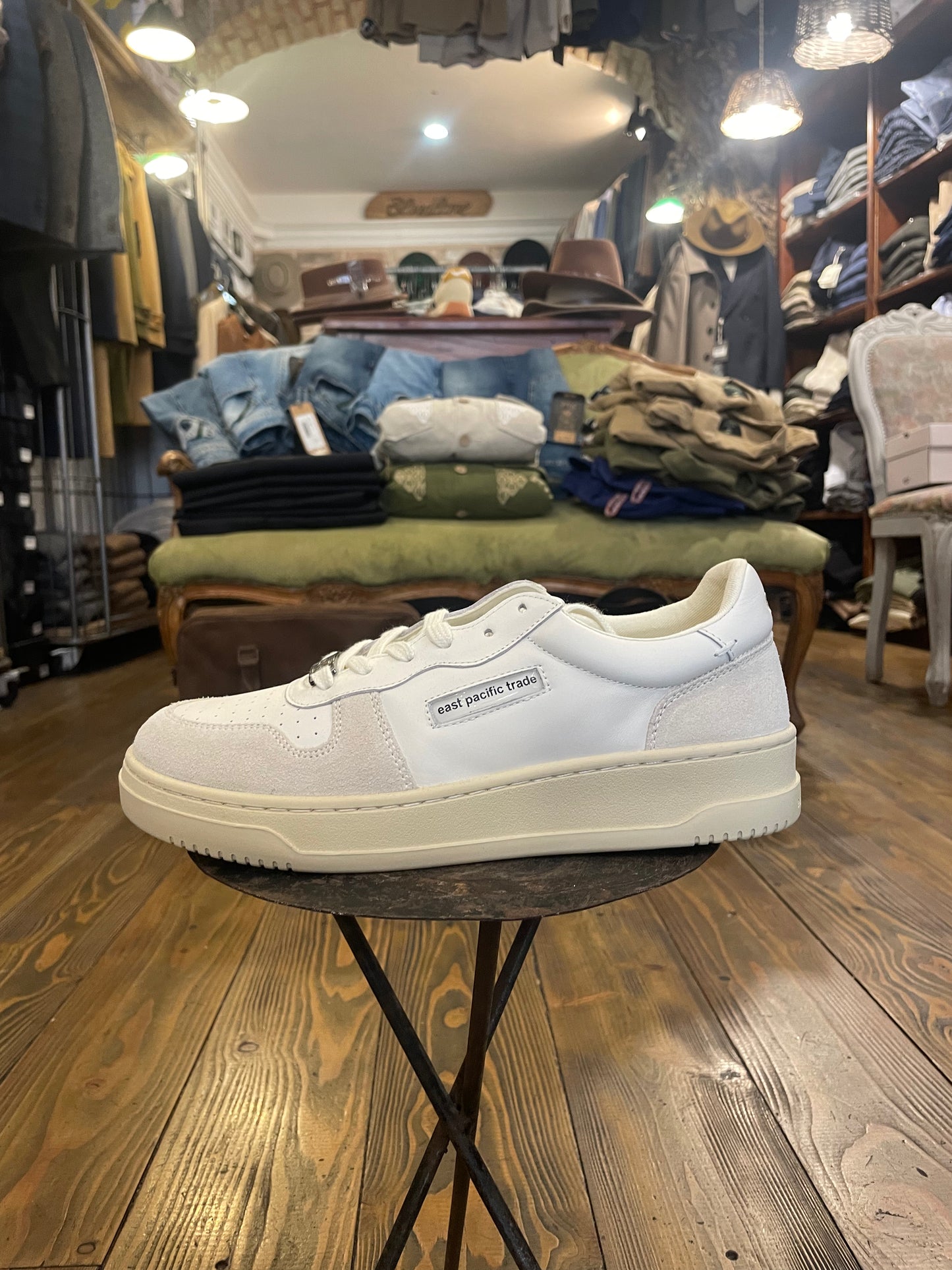 Sneakers EPT East Pacific Trade Modello Court Colore Off White/Tofu