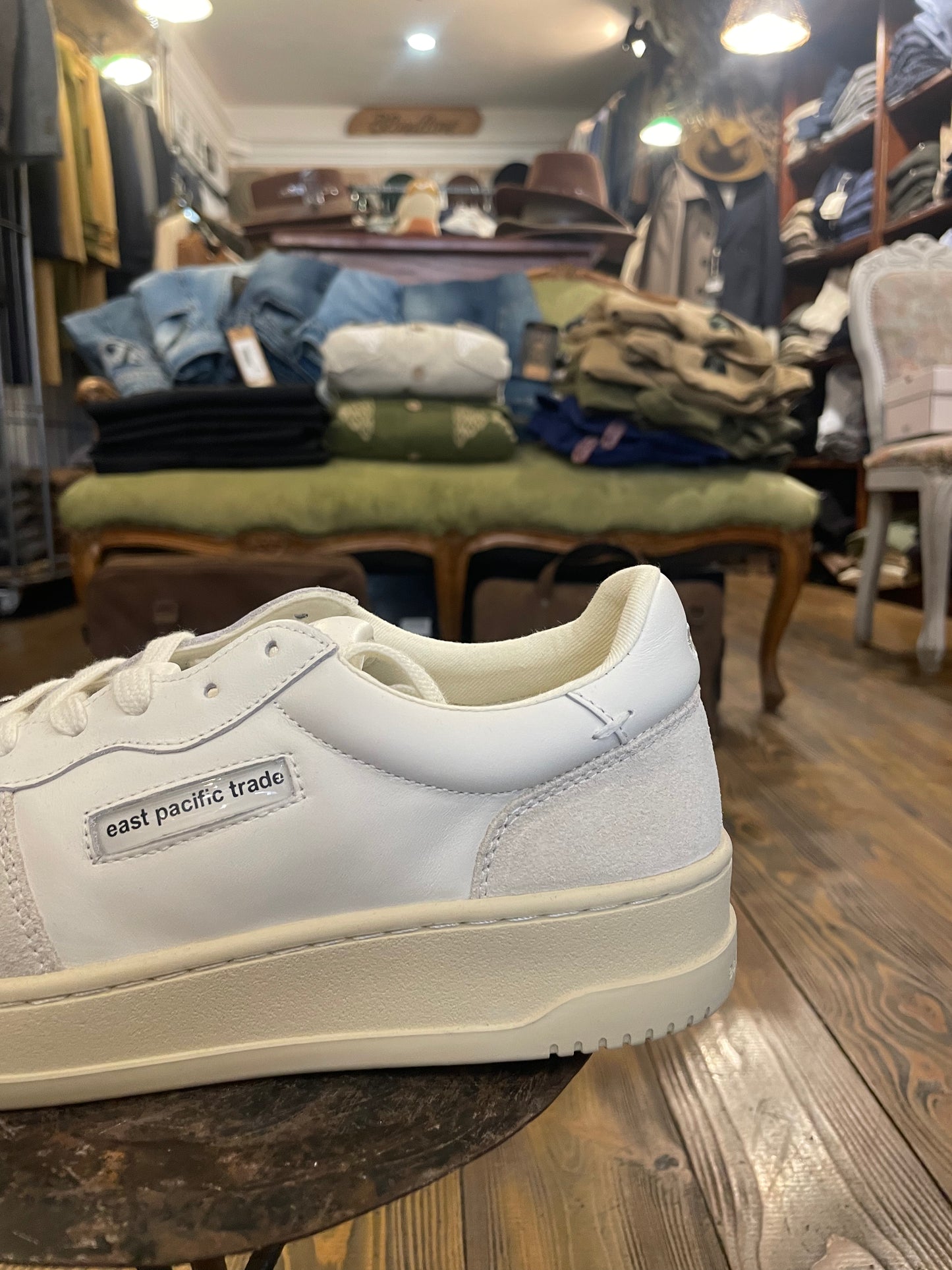 Sneakers EPT East Pacific Trade Modello Court Colore Off White/Tofu