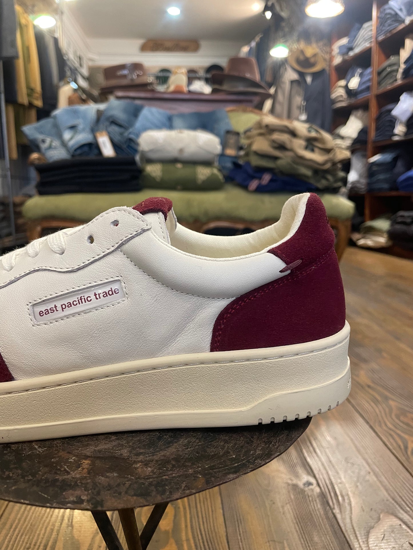 Sneakers EPT East Pacific Trade Modello Court Colore Burgundy