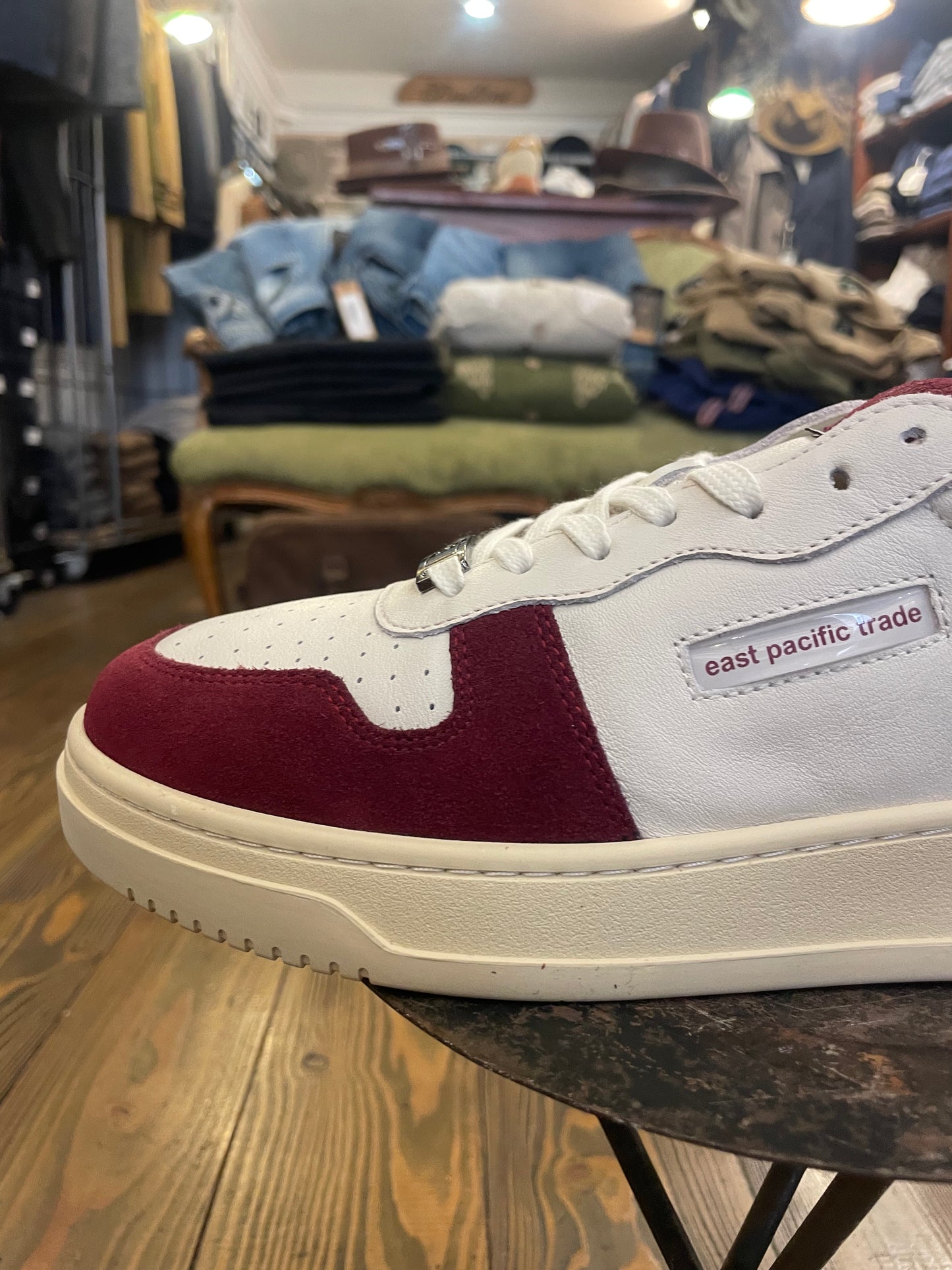 Sneakers EPT East Pacific Trade Modello Court Colore Burgundy