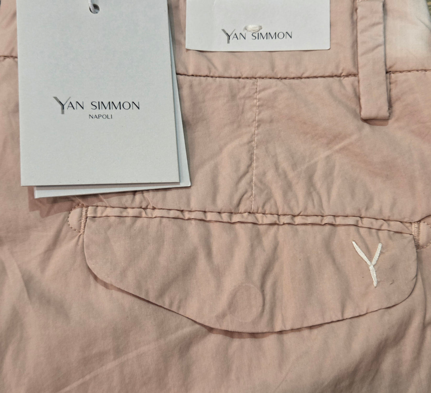 PANTALONE YAN SIMMON FRIEND TELA PARACADUTE 541F COLOR BISCOTTO