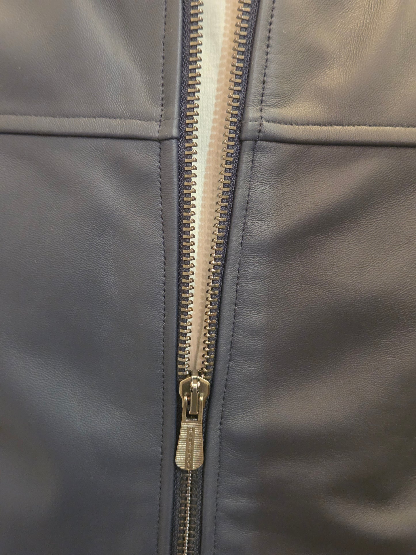 GIUBBINO IN PELLE BLUSOTTO HULK BLU JEANS