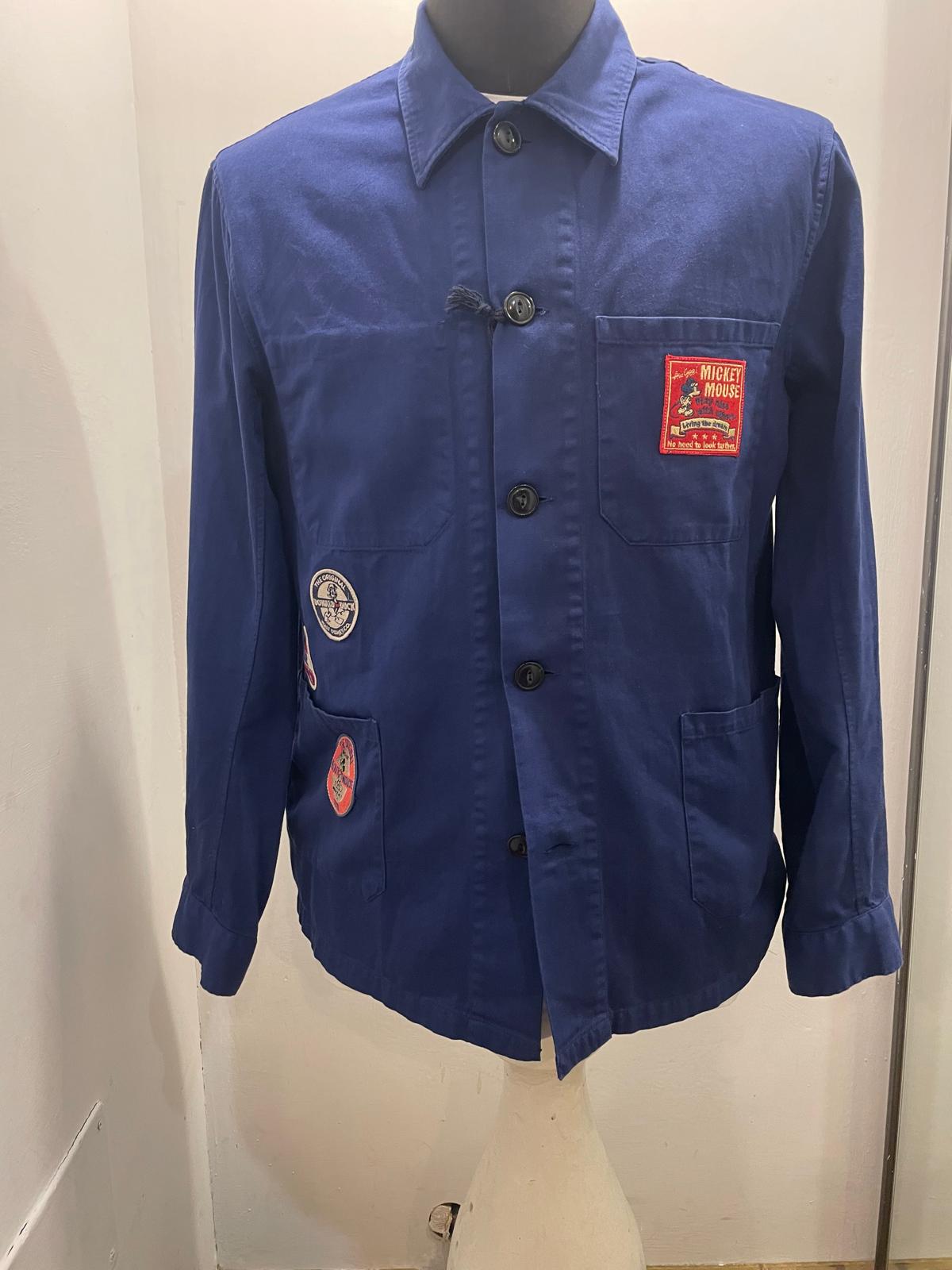 GIACCA WORK IN THE BOX PATCH DISNEY COLOR BLU DENIM