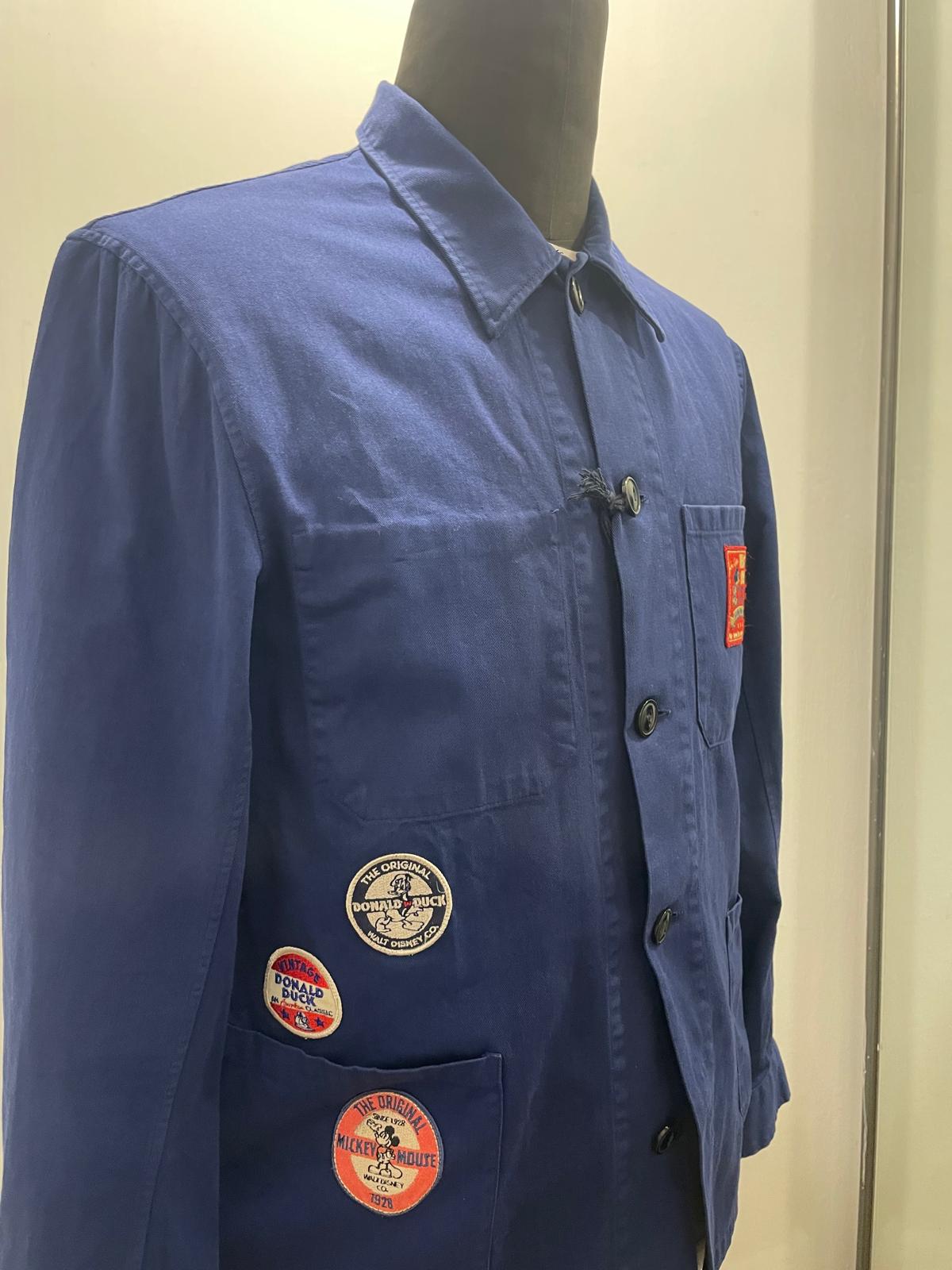 GIACCA WORK IN THE BOX PATCH DISNEY COLOR BLU DENIM