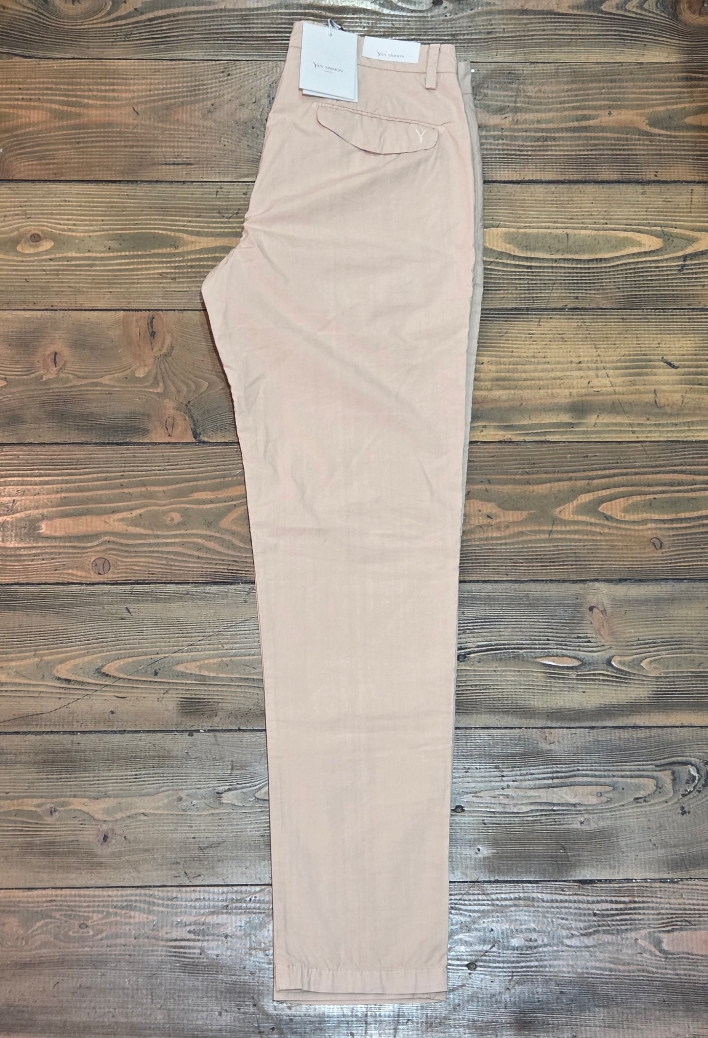 PANTALONE YAN SIMMON FRIEND TELA PARACADUTE 541F COLOR BISCOTTO