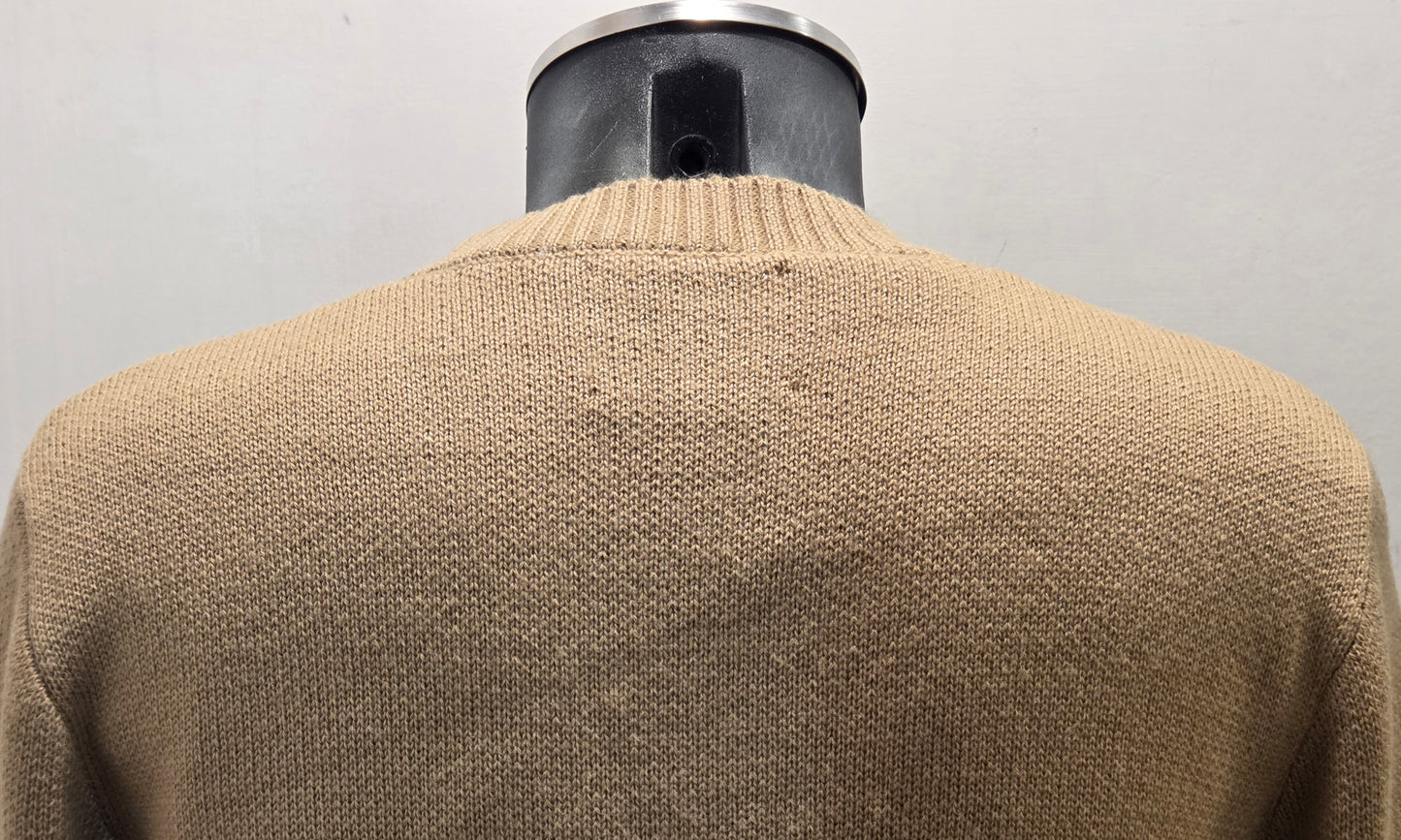 CARDIGAN VERSITY WOOL MALIBU SAND CREAM