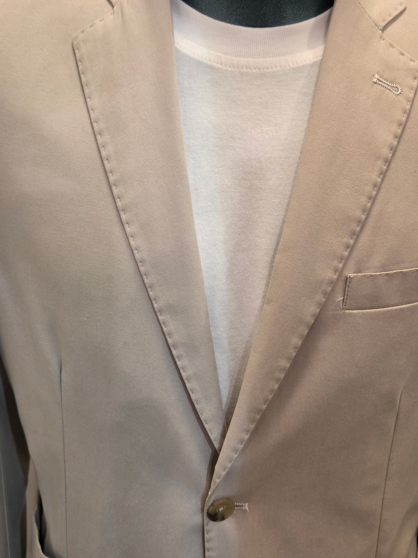 GIACCA MONOPETTO BEIGE CHIARO AG TREND - G214-P661