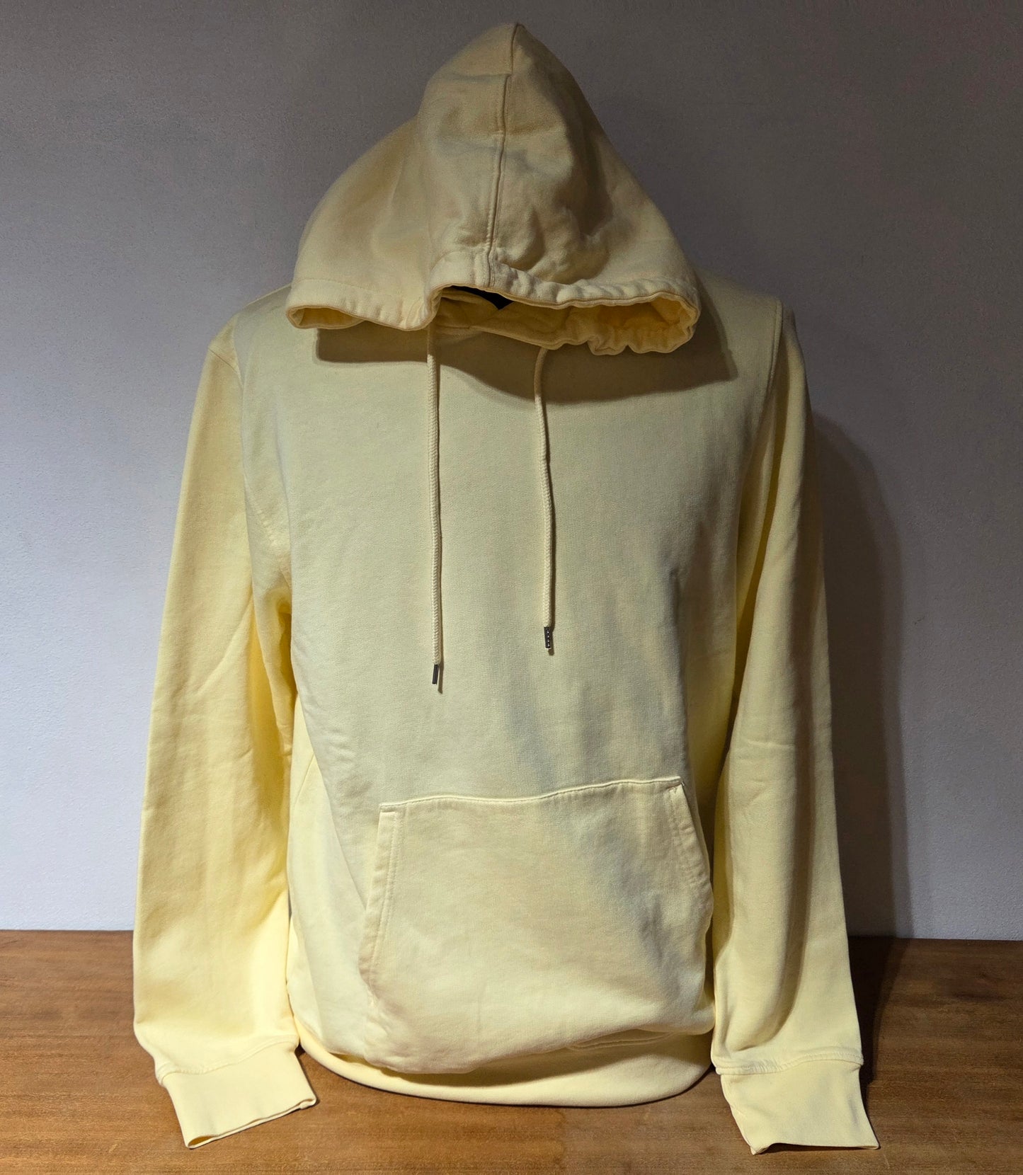 FELPA COLORFUL STANDARD Classic Organic Hood Colore Soft Yellow