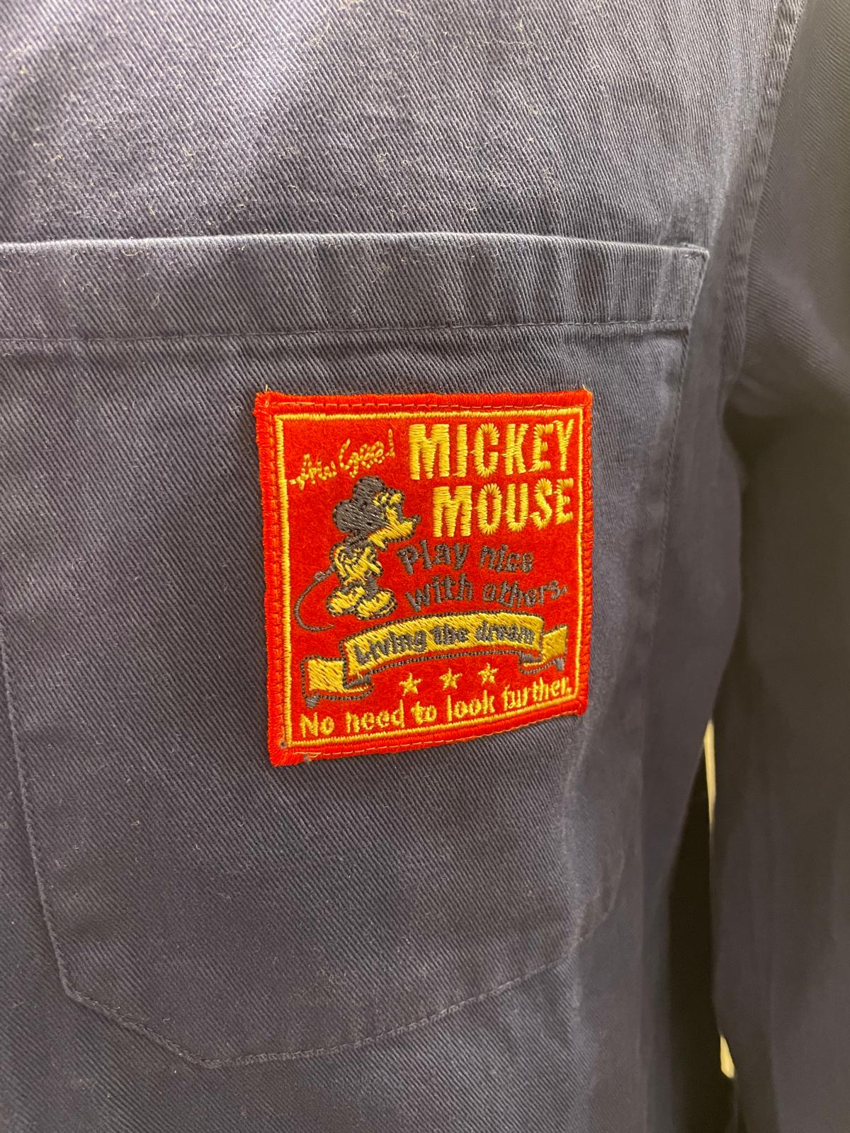 GIACCA WORK IN THE BOX PATCH DISNEY COLOR BLU DENIM