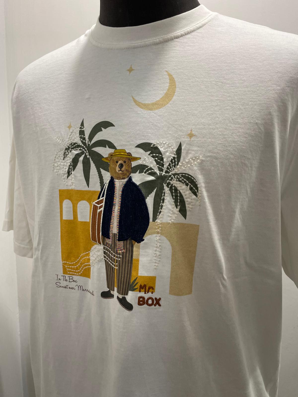 T SHIRT IN THE BOX MR. BOX MOROCCO BIANCA SS250001