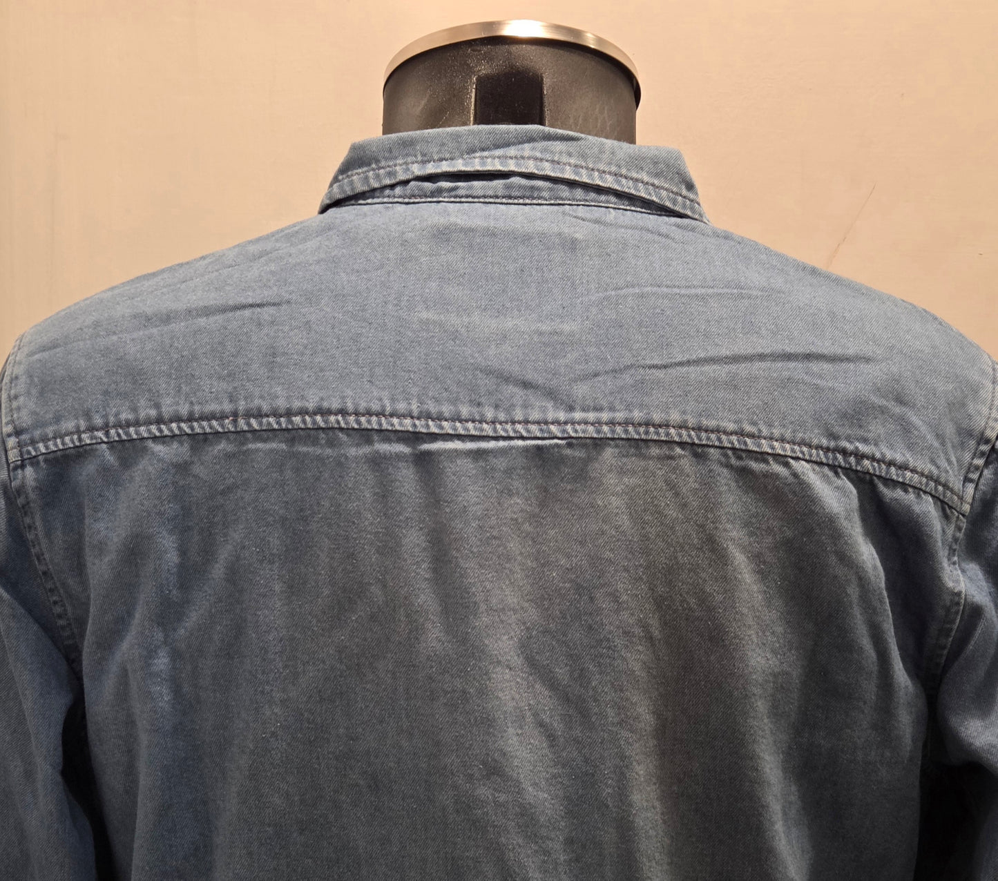 TOOCO ESSENTIAL SHIRT CHAMBRAY WASHED