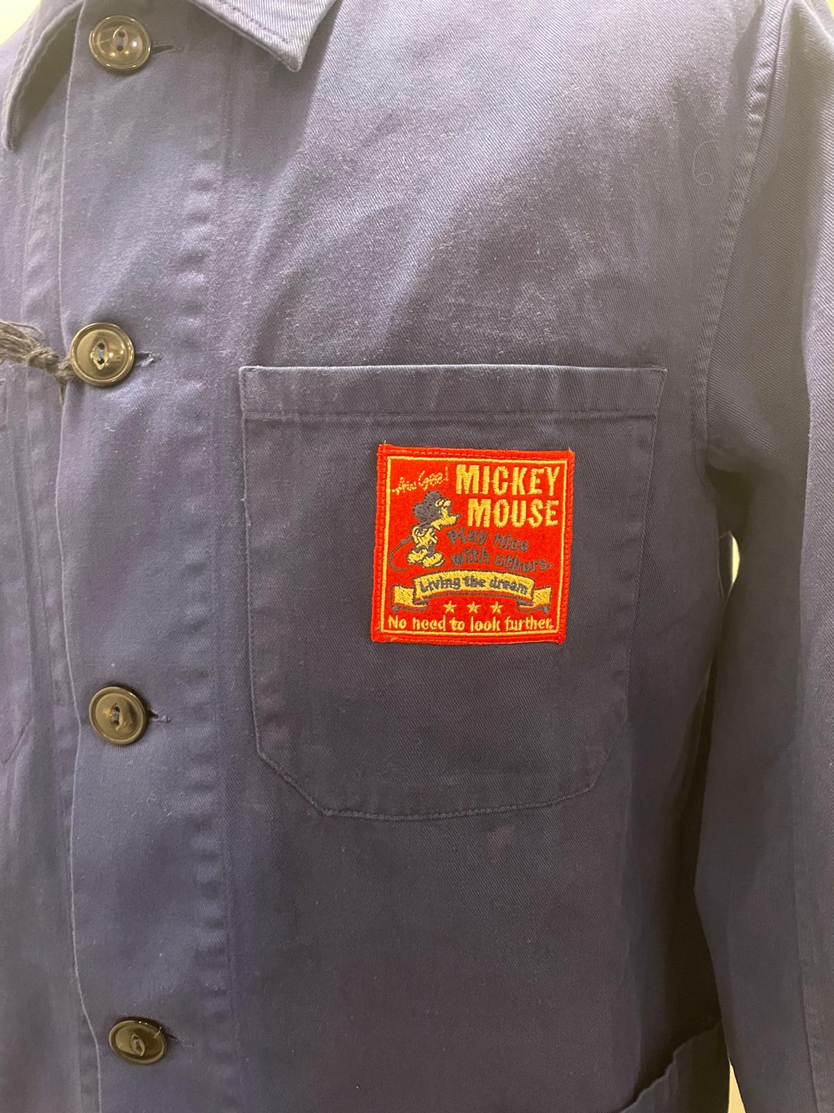 GIACCA WORK IN THE BOX PATCH DISNEY COLOR BLU DENIM