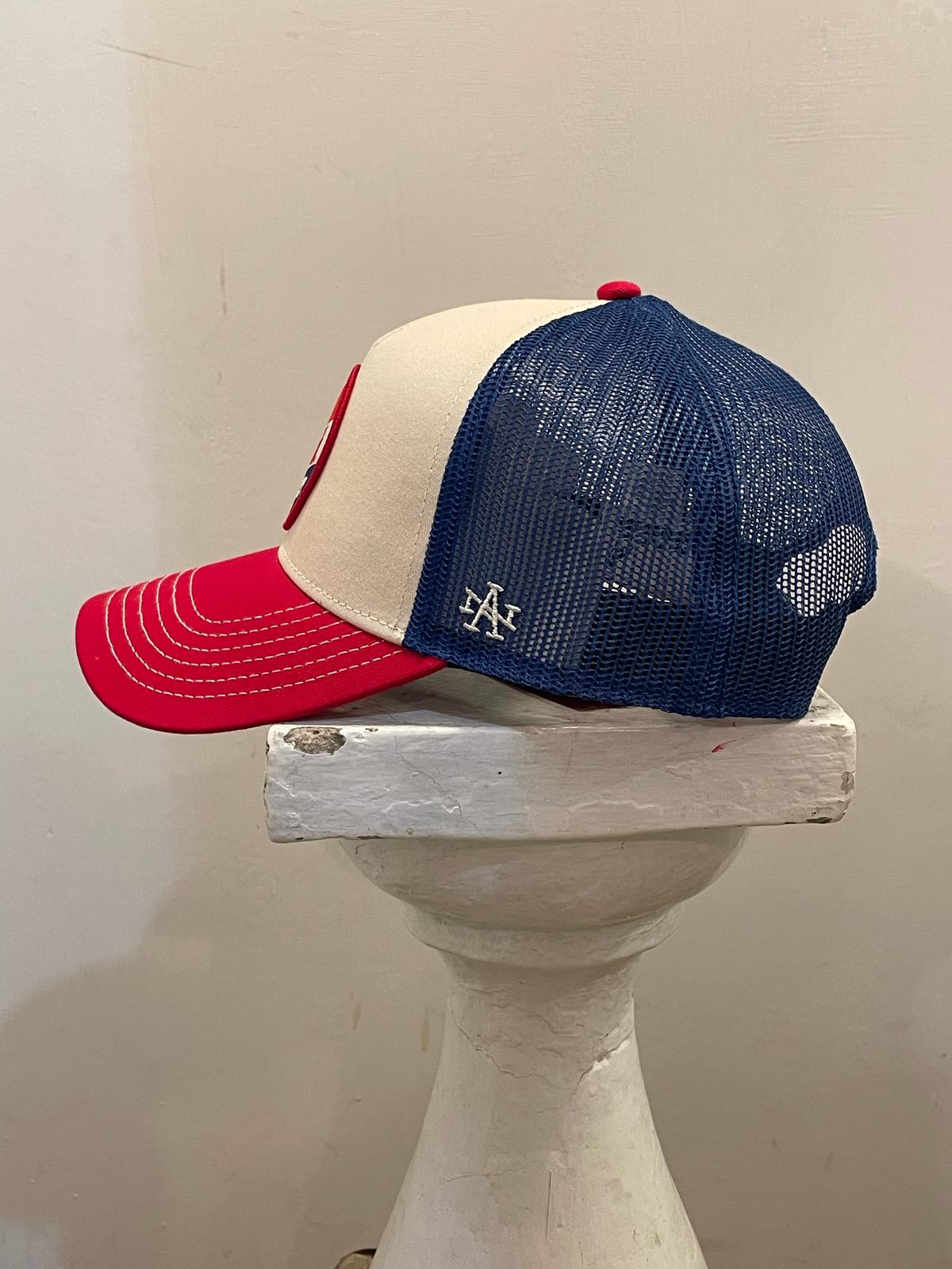 AMERICAN NEEDLE MACK TRUCK VALIN AN ROYAL/IVORY/RED TRUCKER