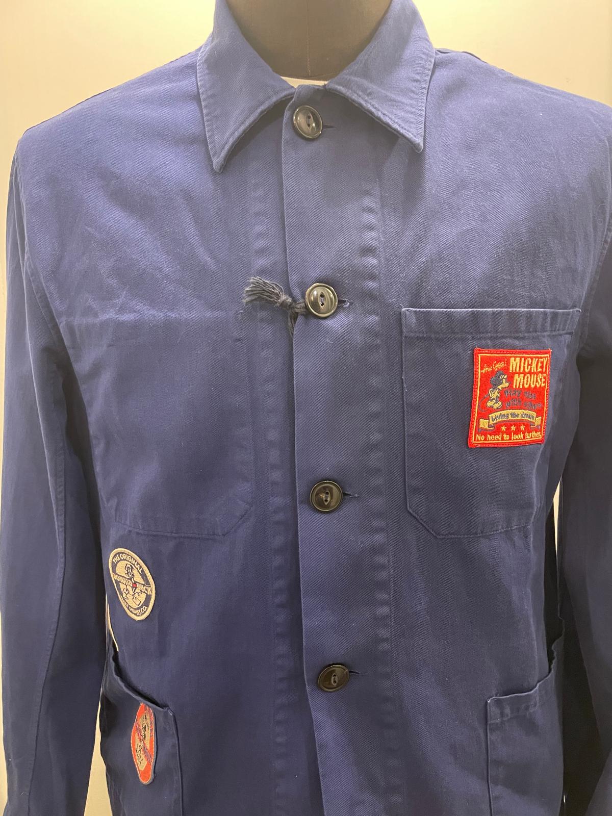 GIACCA WORK IN THE BOX PATCH DISNEY COLOR BLU DENIM