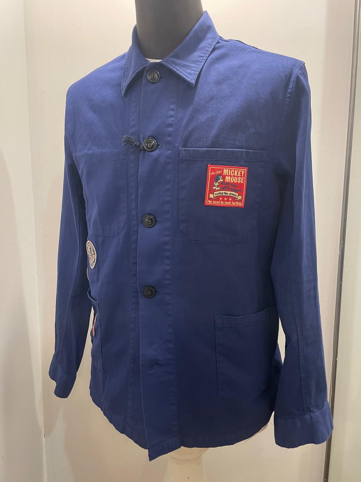 GIACCA WORK IN THE BOX PATCH DISNEY COLOR BLU DENIM