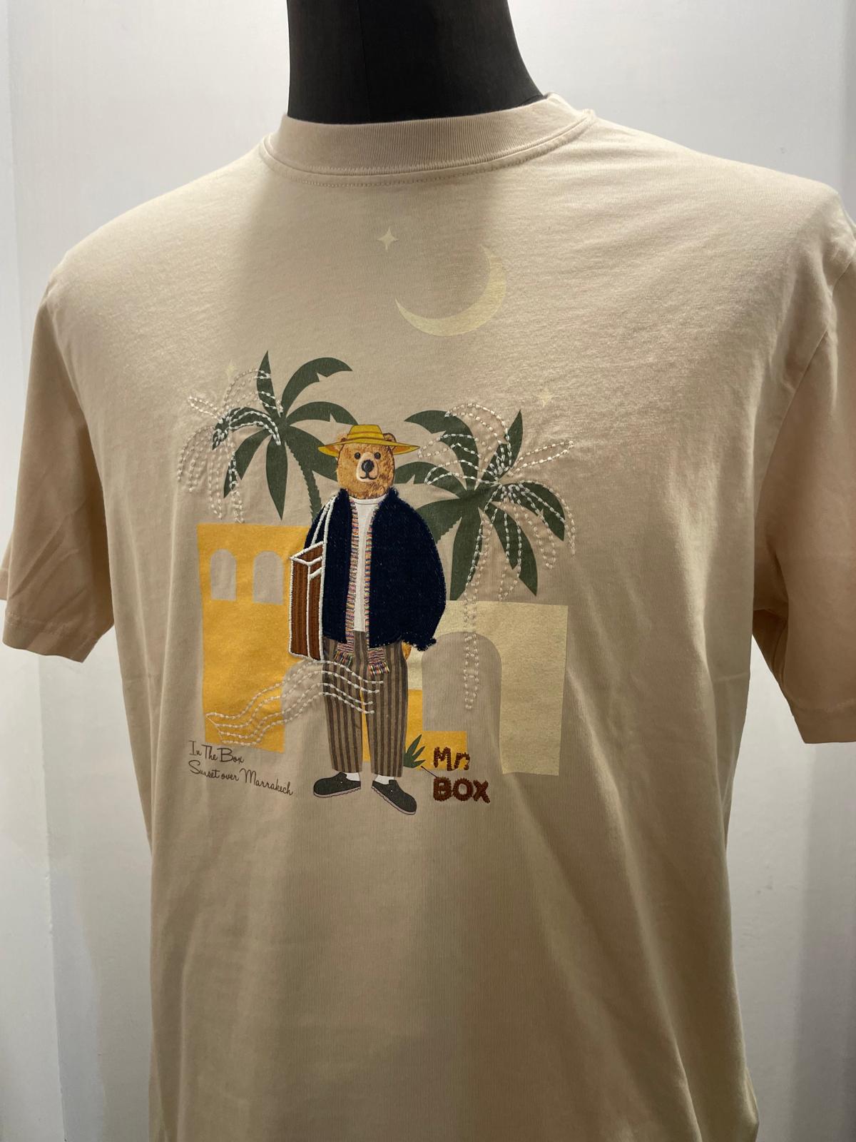 T SHIRT MR. BOX MOROCCO COLOR BEIGE SS250001