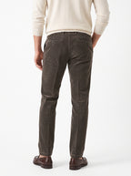YAN SIMMON PANTALONI IN VELLUTO MODELLO WORLD T634W COLOR MILITARE FONDO 17CM