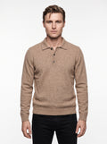 ANERKJENDT AKPETER MERINO LS POLO COLOR ERMINE