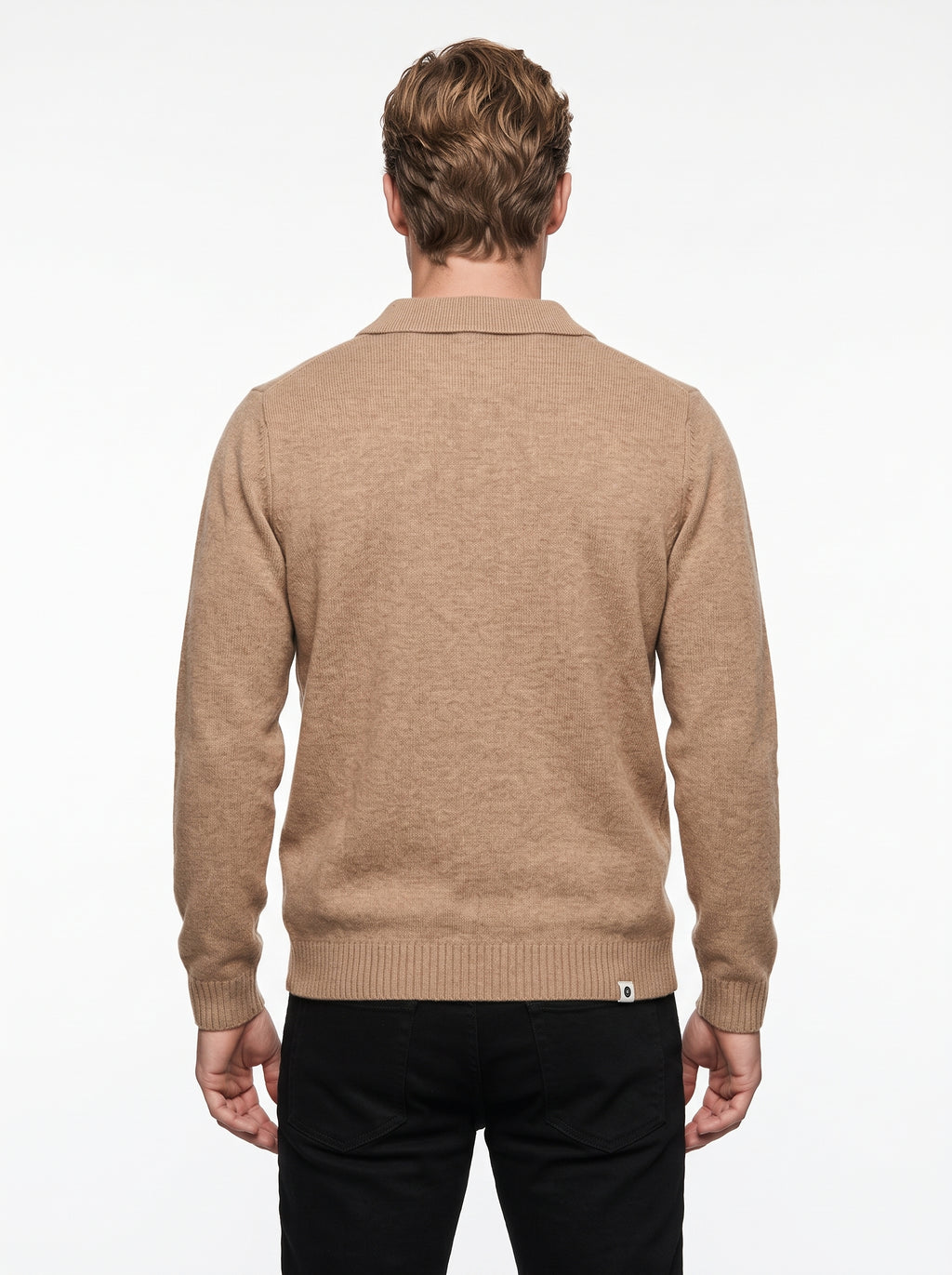 ANERKJENDT AKPETER MERINO LS POLO COLOR ERMINE