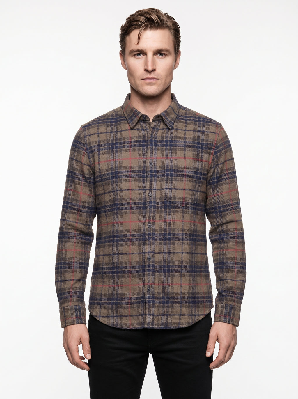 ANERKJENDT AKLEIF FLANNEL CHECK4 LS TARTAN
