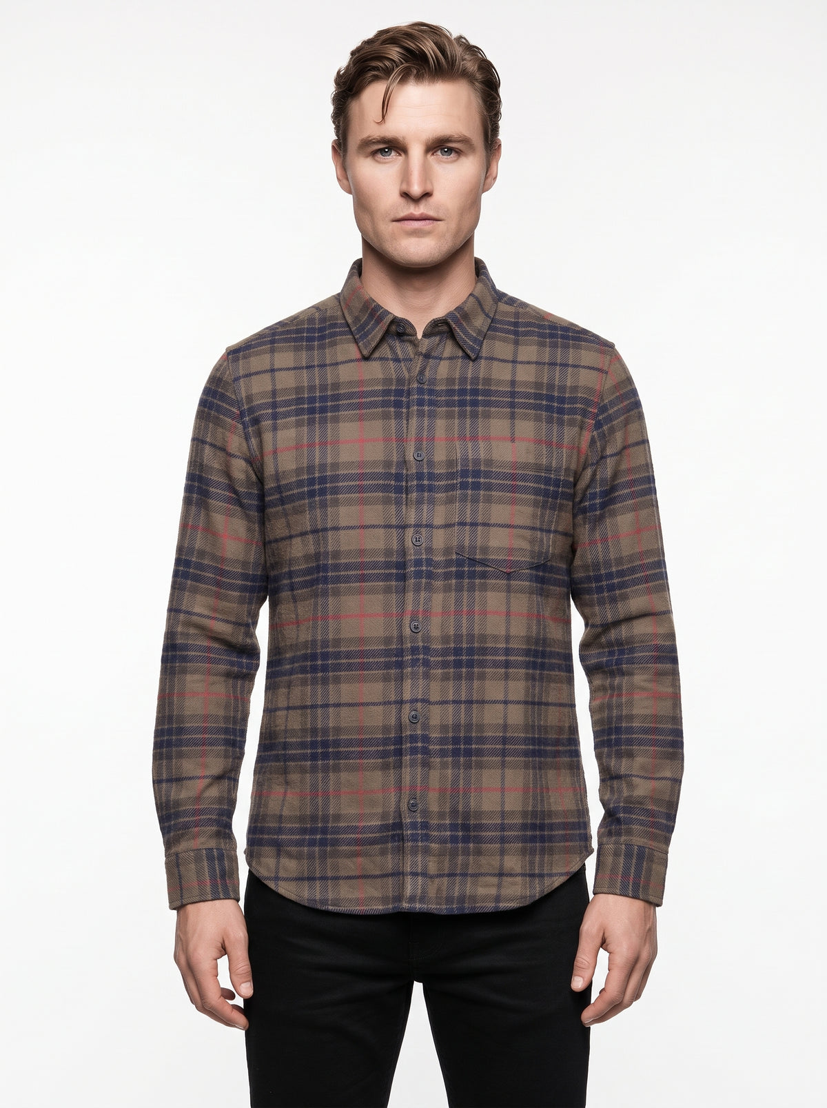 ANERKJENDT AKLEIF FLANNEL CHECK4 LS TARTAN