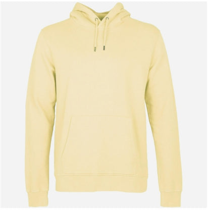 FELPA COLORFUL STANDARD Classic Organic Hood Colore Soft Yellow