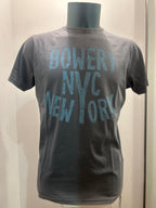 BOWERY NYC T-SHIRT COLORE SMOKE 100% COTONE ALGODON 100% MADE IN ITALY