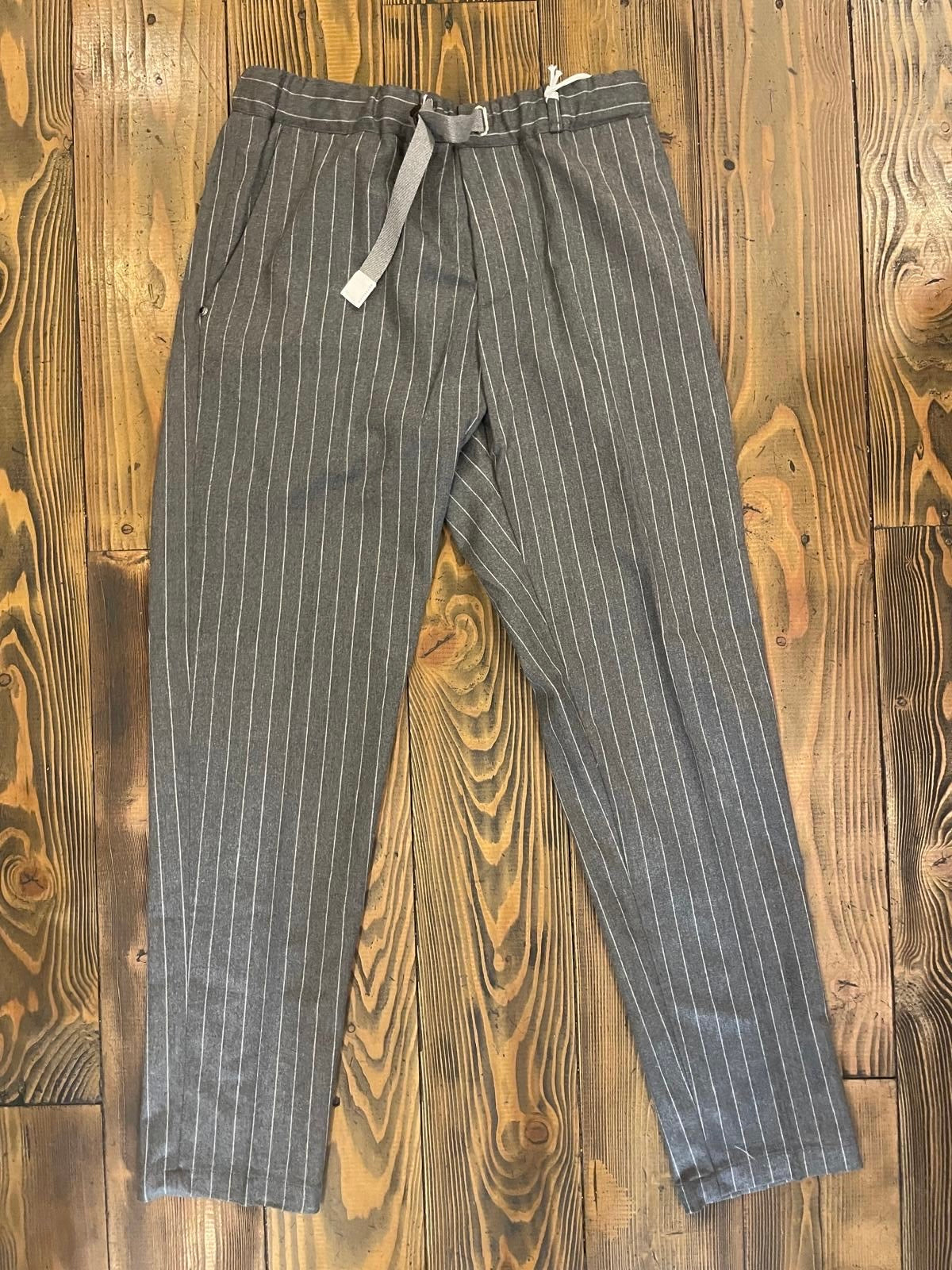 PANTALONI WHITE SAND GESSATI 24WSU66 571 - Col. 134 Grigio a righe