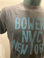 BOWERY NYC T-SHIRT COLORE SMOKE 100% COTONE ALGODON 100% MADE IN ITALY
