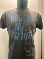 BOWERY NYC T-SHIRT COLORE SMOKE 100% COTONE ALGODON 100% MADE IN ITALY