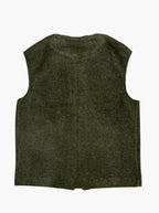 SEADOG SEADOG OLIVER VEST ZIP LANA COTTA COLORE NAVY MADE IN ITALY