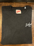 SCHOTT T-SHIRT VESTIBILITA’ REGOLARE 100% COTONE COLORE NERO