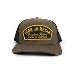 IRON AND RESIN HAT CANVAS COLORE OLIVE ONE SIZE