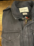 FRONT STREET 8 PAINTED MAN FIELD JACKET COLORE BLUE MADE IN ITALY