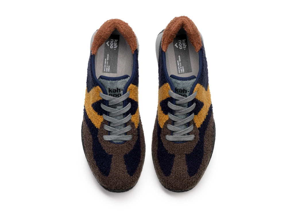 KEH-NOO SCARPE KM 9730 TAUPE/NAVY