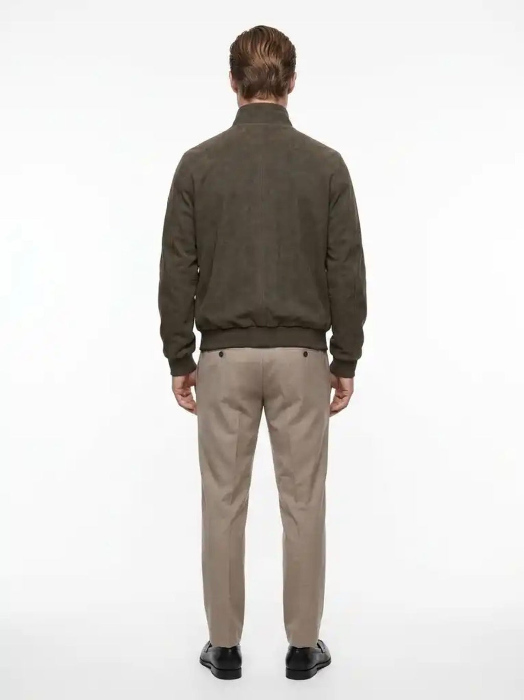+MORE OLIVER GIACCA BOMBER TECNICA CON BOTTONI AUTOMATICI COLORE VERDE MILITARE
