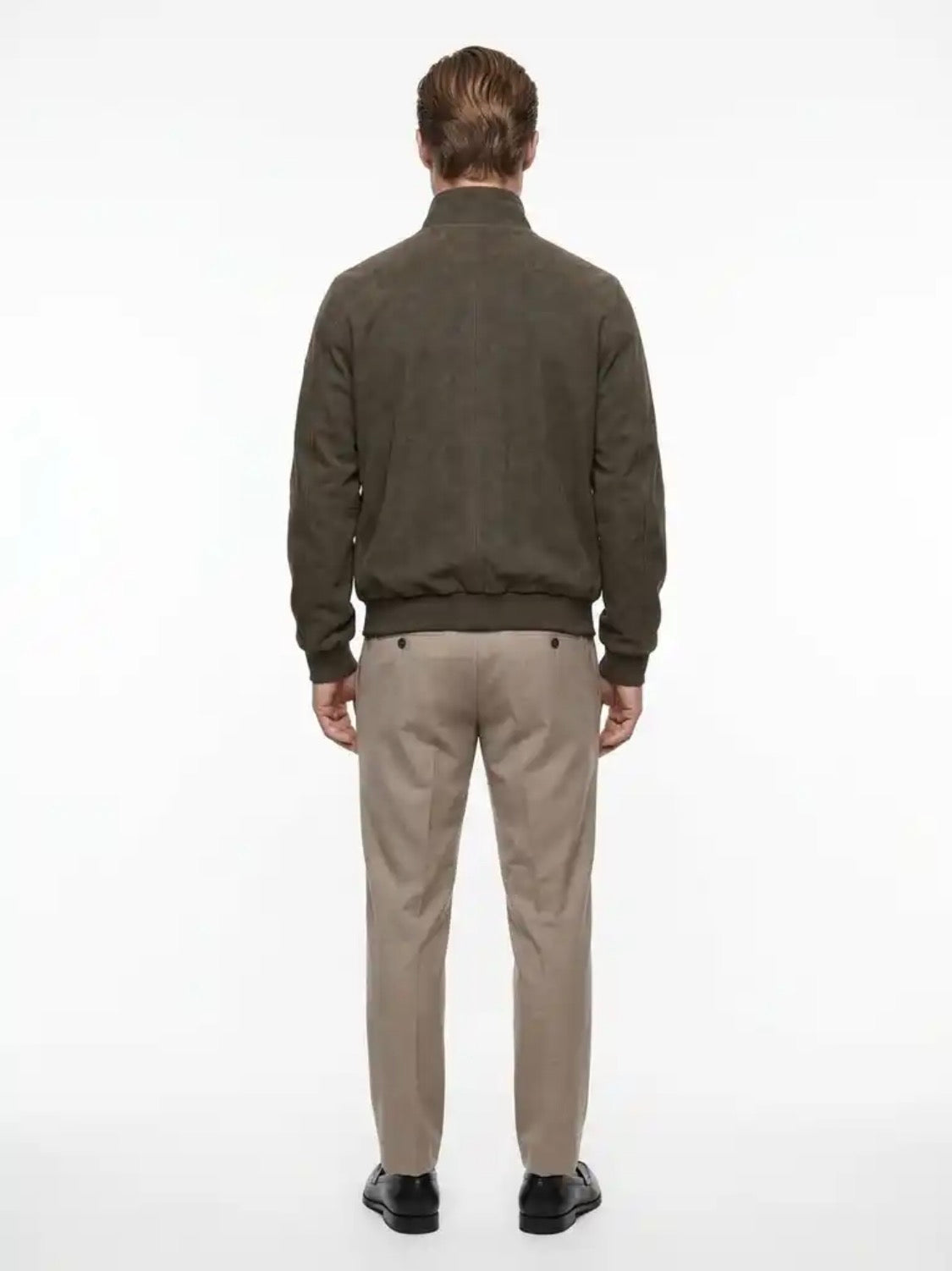 +MORE OLIVER GIACCA BOMBER TECNICA CON BOTTONI AUTOMATICI COLORE VERDE MILITARE