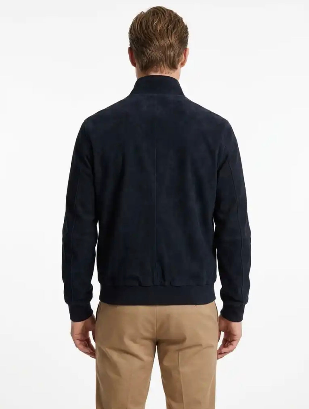 +MORE OLIVER GIACCA BOMBER TECNICA CON BOTTONI AUTOMATICI COLORE NAVY