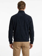 +MORE OLIVER GIACCA BOMBER TECNICA CON BOTTONI AUTOMATICI COLORE NAVY
