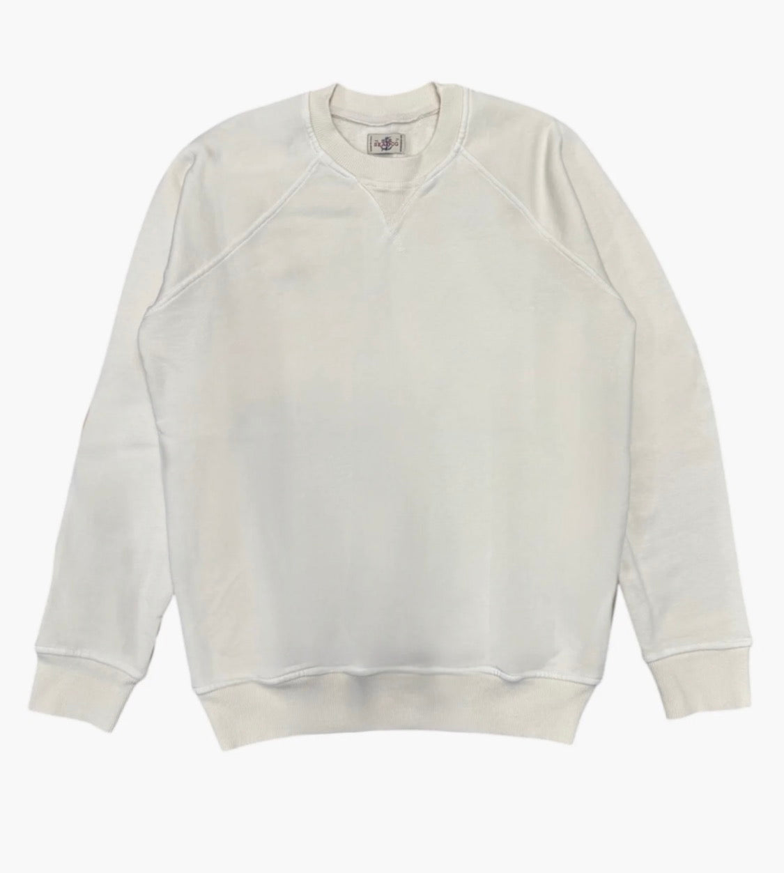 SEADOG FELPA KENDRICK GIROCOLLO MODELLO RAGLAN COLORE BURRO COTONE PESANTE