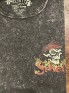 SCHOTT T-SHIRT COLORE WASHED BLACK VESTIBILITA’ REGOLARE 100% COTONE