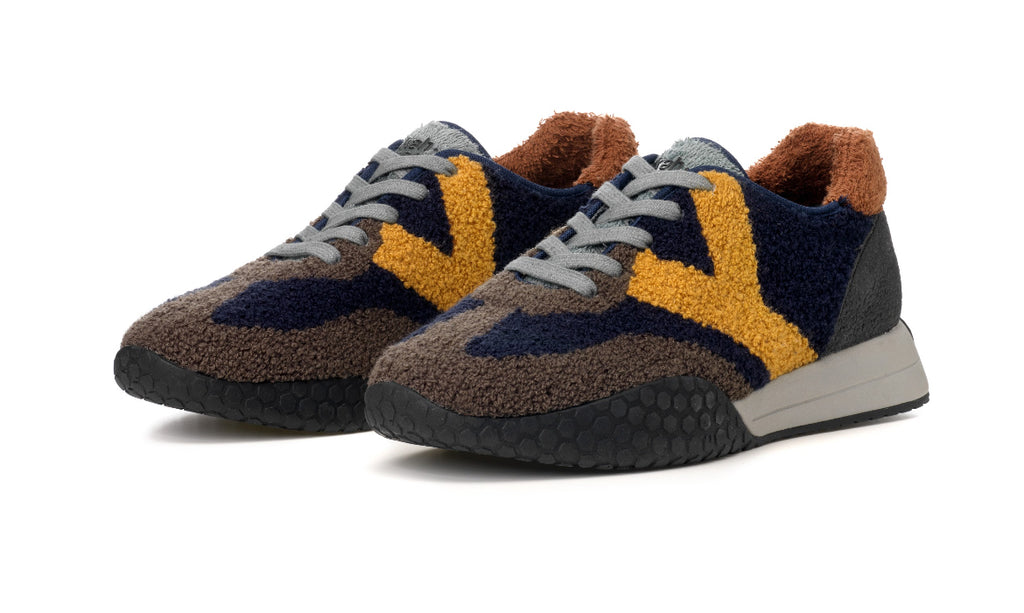KEH-NOO SCARPE KM 9730 TAUPE/NAVY