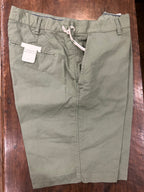 PERFECTION BERMUDA REGULAR FIT COLORE VERDE MILITARE 100% COTONE MADE IN ITALY