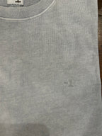 MINUS ONE T-SHIRT 100% COTONE COLORE SKY BLUE MANICA CORTA COTONE TRATTATO CON EFFETTO INVECCHIATO