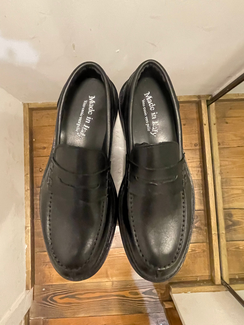 AG TREND Mocassino collegiale penny vitello nero SH57