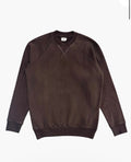 SEADOG FELPA KENDRICK GIROCOLLO MODELLO RAGLAN COLORE MORO 100% COTONE PESANTE