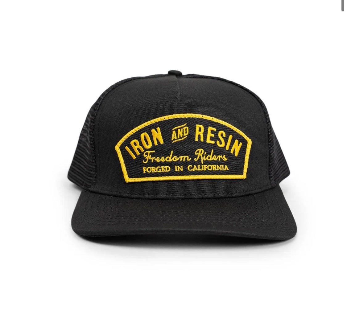 IRON AND RESIN HAT CANVAS COLORE BLACK ONE SIZE